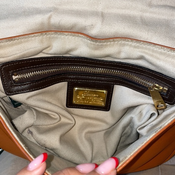 Vintage Lauren Ralph Lauren Leather 1967 Crossbody Bag - Picture 7 of 15